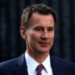 Foreign Minister Jeremy Hunt, Outside 10 Downing Street