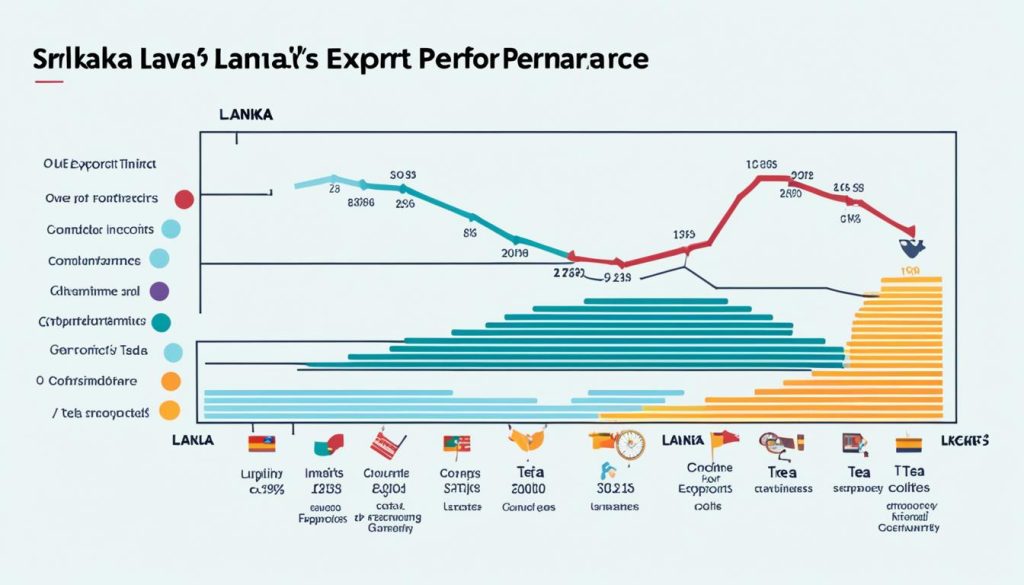 Sri Lanka exports performance overview